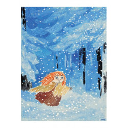 Moomin Tove 100 Greeting Card with Envelope Miffle