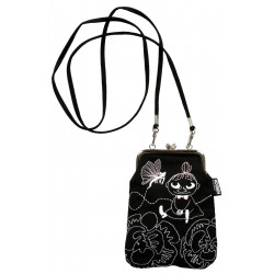 Moomin Little My Butterfly Pouch Bag Embroidered19 x 14 cm