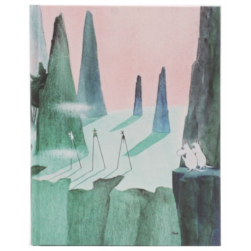 Moomin Hardcover Notebook Tove 100 Moomintroll and the Comet 128 Blank Pages Putinki