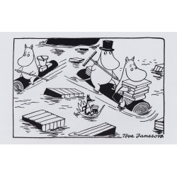Moomin Poster 24 x 30 cm Hub Sailing