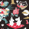 Moomin Paper Napkins Magic Black 20 pcs 33 cm