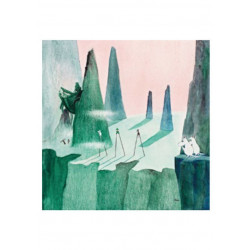 Moomin Tove 100 Greeting Card with Envelope Comet Chase