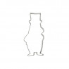 Moomin Mini Cookie Cutter Moominpappa 10 cm