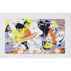 Moomin Poster Moomintroll 5 Tove Jansson 24 x 30 cm