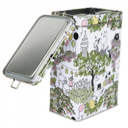 Moomin Garden Party Coffee Tea Tin Box Martinex 