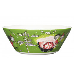 Moomin Bowl Thingumy and Bob and the King's Ruby Green 15 cm Arabia