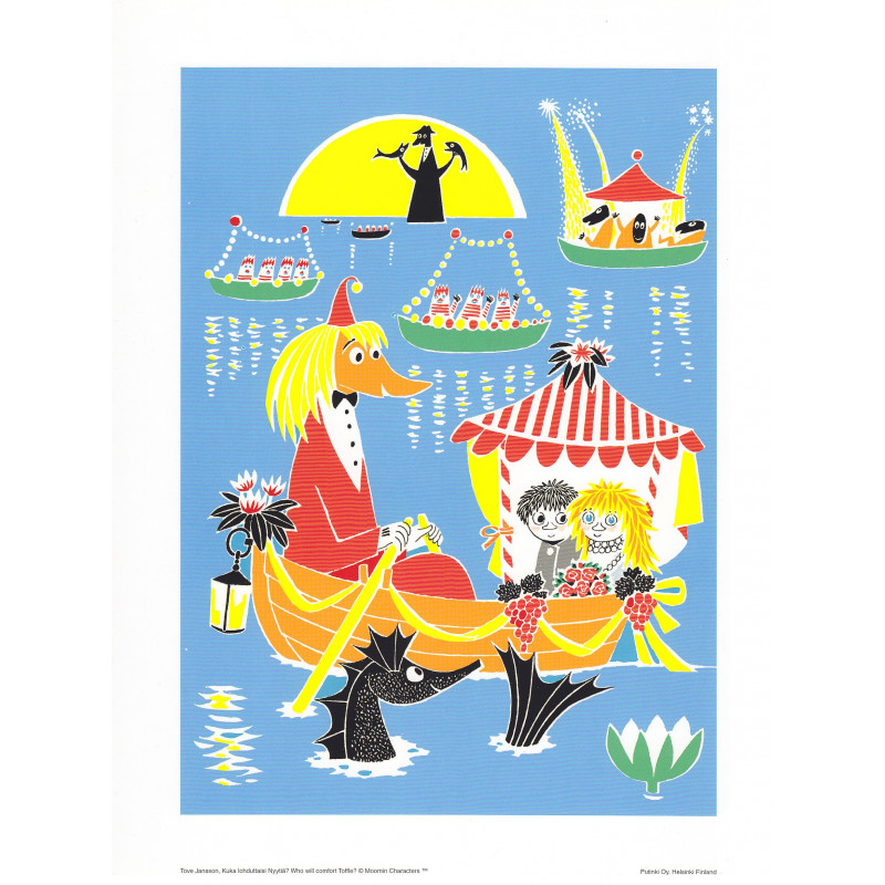 Moomin Poster Toffle & Miffle Tove Jansson 24 x 30 cm