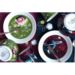 Moomin Plate Thingumy and Bob and the King's Ruby Green 17 cm Arabia 2018