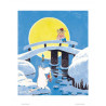 Moomin Poster Too Ticky on the Bridge Tove Jansson 24 x 30 cm