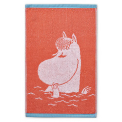 Moomin Hand Towel Snorkmaiden Coral 30 x 50 Finlayson