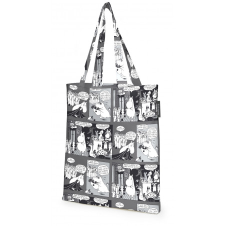 Moomin Tote Bag Cocktail Grey 36 x 42 cm Finlayson