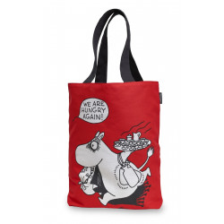 Moomin Tote Bag with Twill Linning Red 45 x 42 cm Finlayson