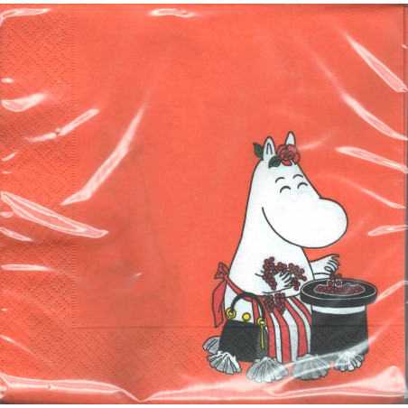 Moomin Napkins 33 cm Moominmamma Yellow