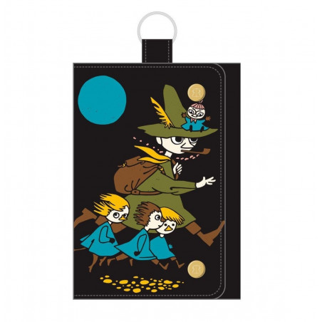 Moomin Wallet with Key Ring Snufkin 
