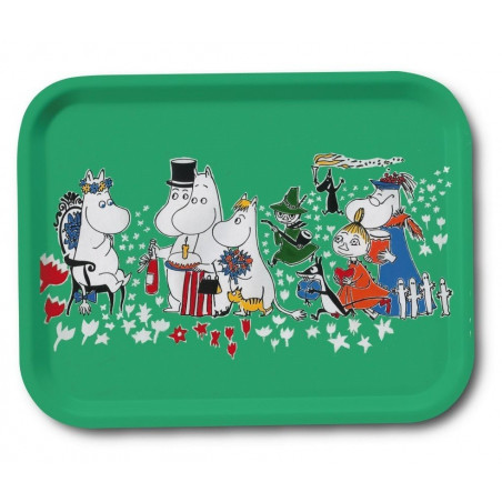 Moomin Birch Tray Birthday 27 x 20 cm Optodesign