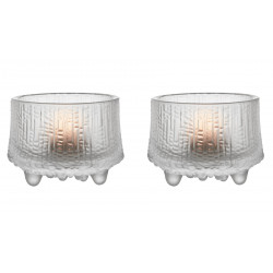 Ultima Thule Tealight Candle Holder 2 pcs Frosted Clear 65 cm