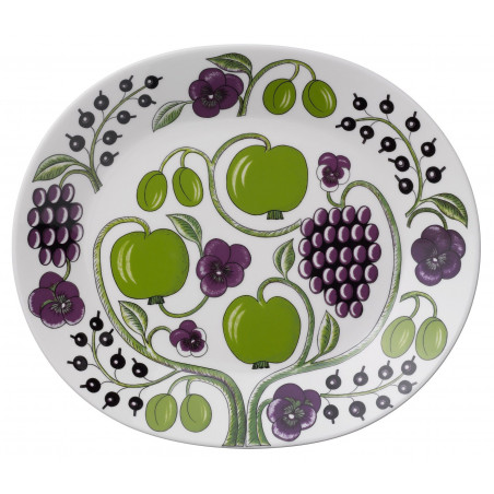 Purple Paratiisi Oval Platter 36 cm