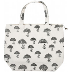 Moomin Shopping Bag Nana Pepper White