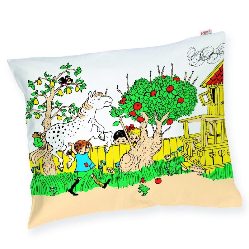 Pippi Longstocking the Strongest Girl in the World Pillowcase 50 x 60 cm