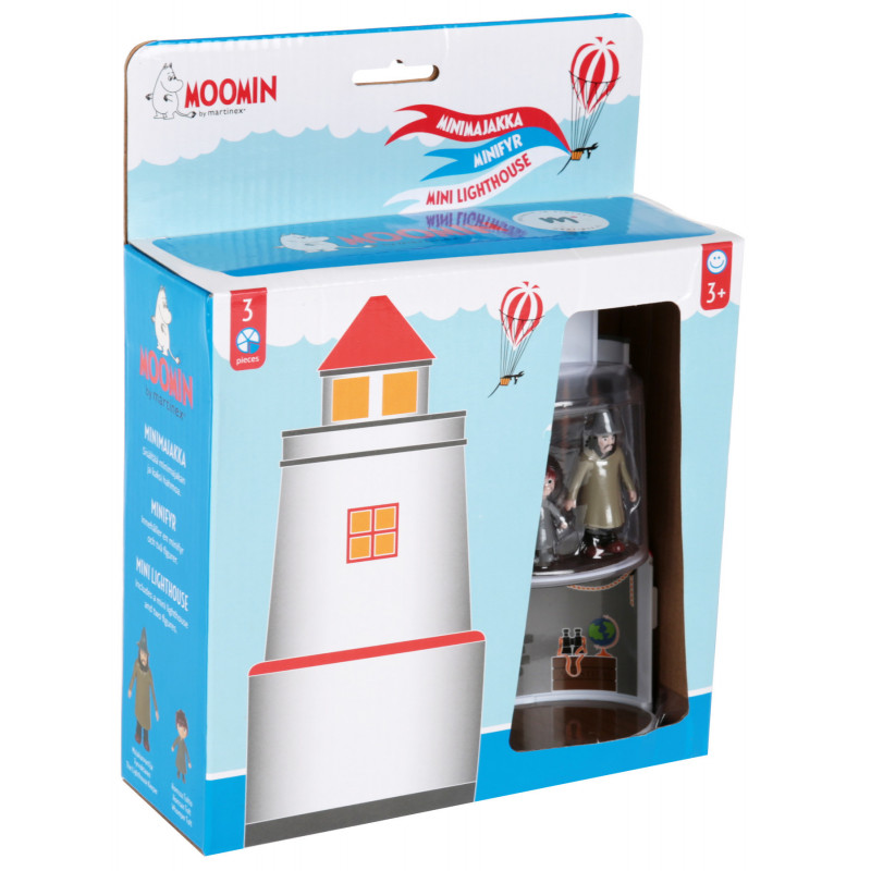 Moomin Lighthouse and 2 Characters 