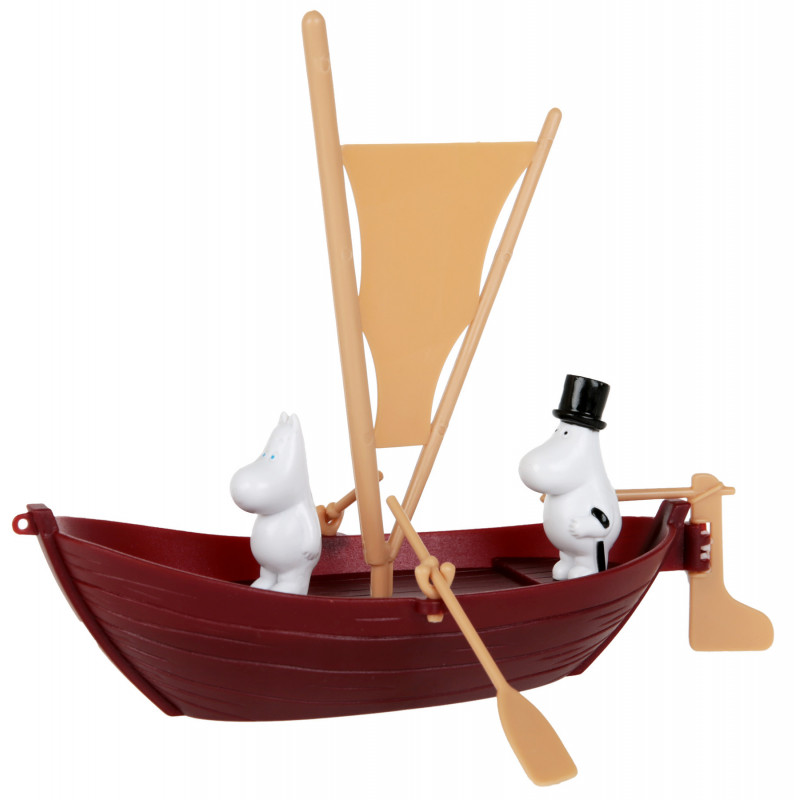 Moomin Moominpappas Boat and 2 Characters