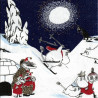 Moomin Paper Napkins Winter Land 20 pcs 33 cm