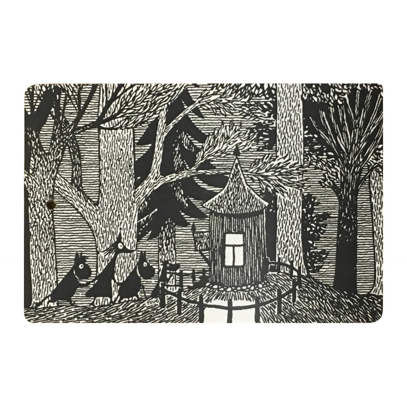 Moomin Cutting Board 30 x 20 cm Cottage in the Wood
