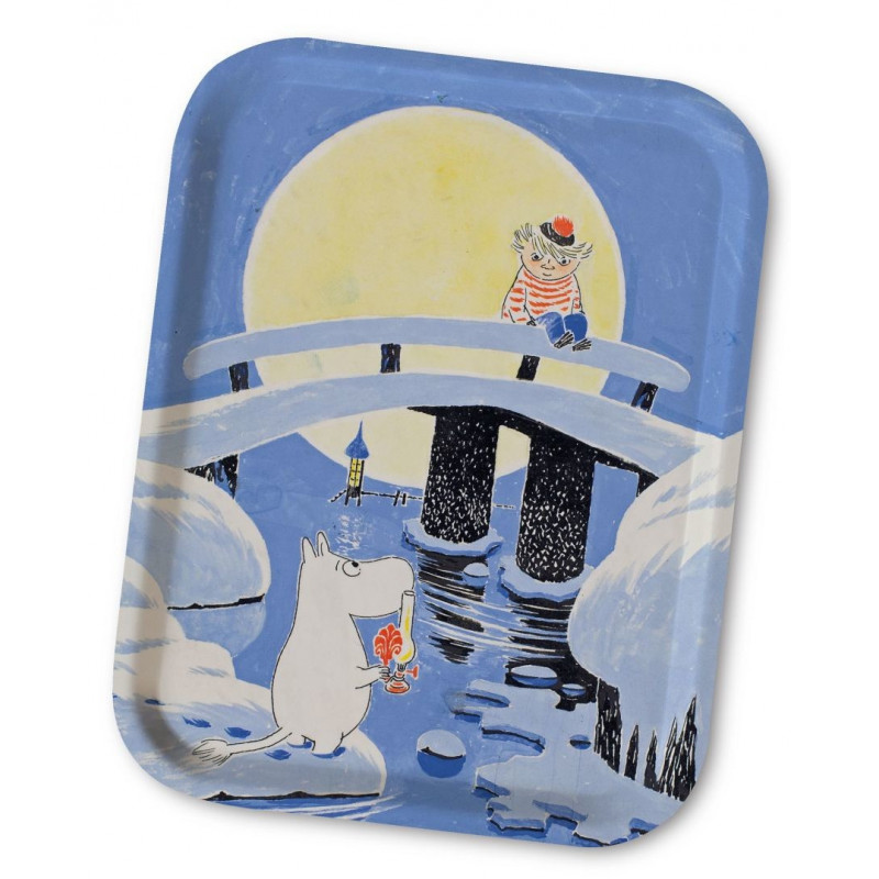 Moomin Birch Tray Tooticky Midwinter 43 x 33 cm