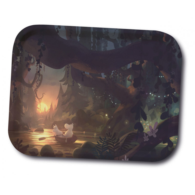 Moomin Birch Tray Animation Moominvalley Forest 27 x 20 cm