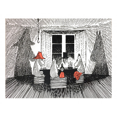 Moomin Placemat Together  40 x 27 cm