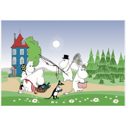 Moomin Placemat Summer Going on Holiday  40 x 30 cm
