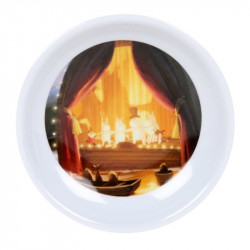 Moomin Animation Teabags Melamine Plate Theater