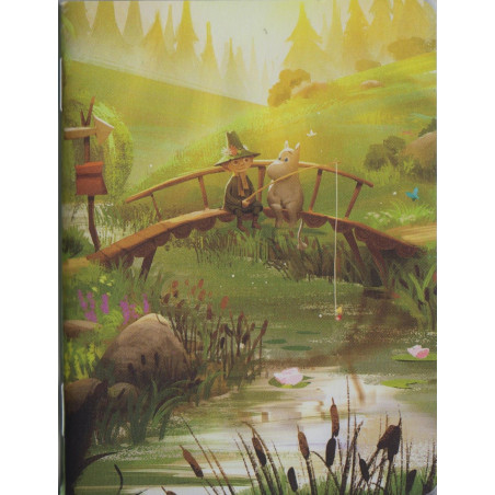 Moomin Animation Summer Bridge Small Notebook 6 x 12 cm Putinki