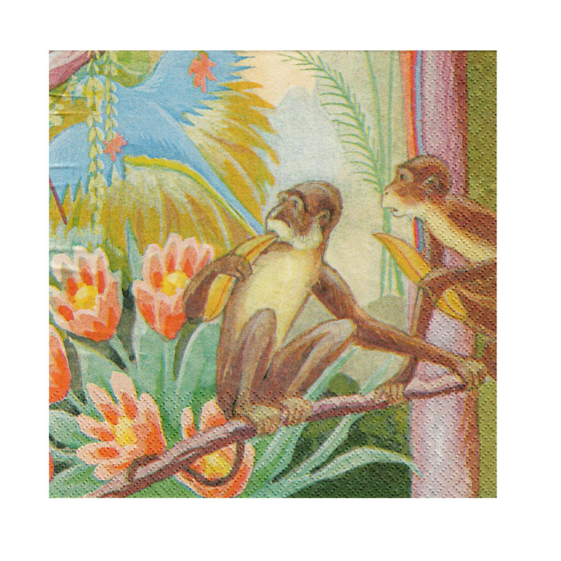 Finlayson Paper Napkins Parrot Lemon Yellow 20 pcs 24 cm