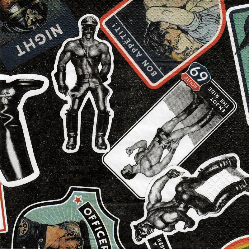 Finlayson Paper Napkins Tom of Finland Hook up 20 pcs 33 cm