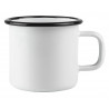 Muurla Enamel Mug Basic White 0.37 L