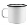 Muurla Enamel Mug Basic White 0.37 L