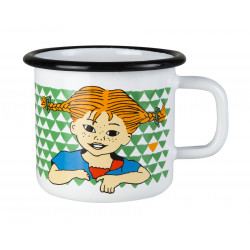 Pippi Enamel Mug 0.37 L Here Comes Pippi