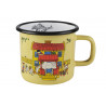 Pippi Enamel Mug 0.37 L Yellow Villa Villekulla