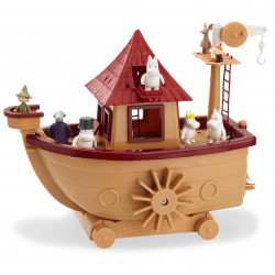 Moomin Plastic Boat and 9 Figures 