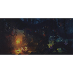 Moomin Animation Panoramic Postcards Set of 4 Putinki