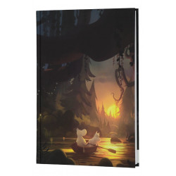 Moomin Hardcover Notebook B5 Moominvalley Summer Night