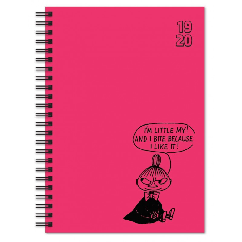 Moomin School Calendar Weekly Planner 2019-2020 Little My I bite