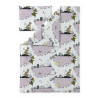 Moomin Duvet Cover Pillowcase Clouds Pink 120 x 160 cm 40 x 60 cm Finlayson