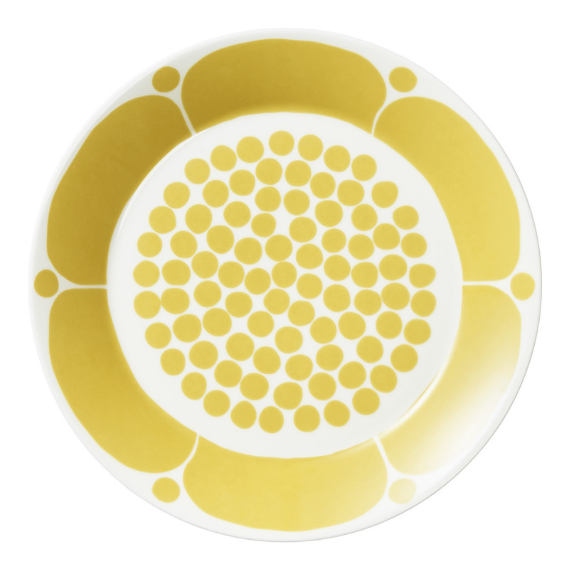 Arabia Sunnuntai Yellow Plate 26 cm