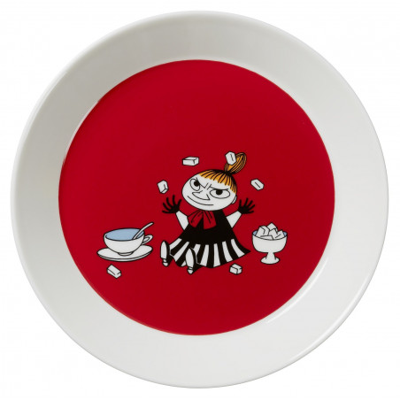 Moomin Plate 19 cm Little My Red New 2015 Arabia