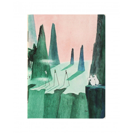 Moomin Small Notebook Commet Chase 9 x 12 cm