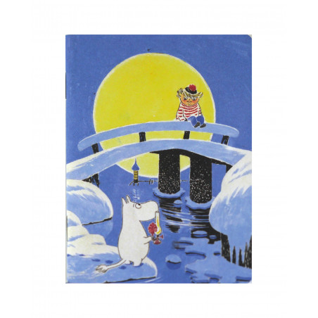 Moomin Small Notebook Tooticky Winter Bridge 9 x 12 cm
