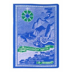 Moomin Notebook A5 Moominvalley Map Blue