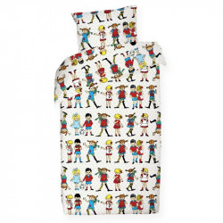 Pippi Longstocking and Friends Duvet Cover Pillowcase 150 x 210 cm 50 x 60 cm